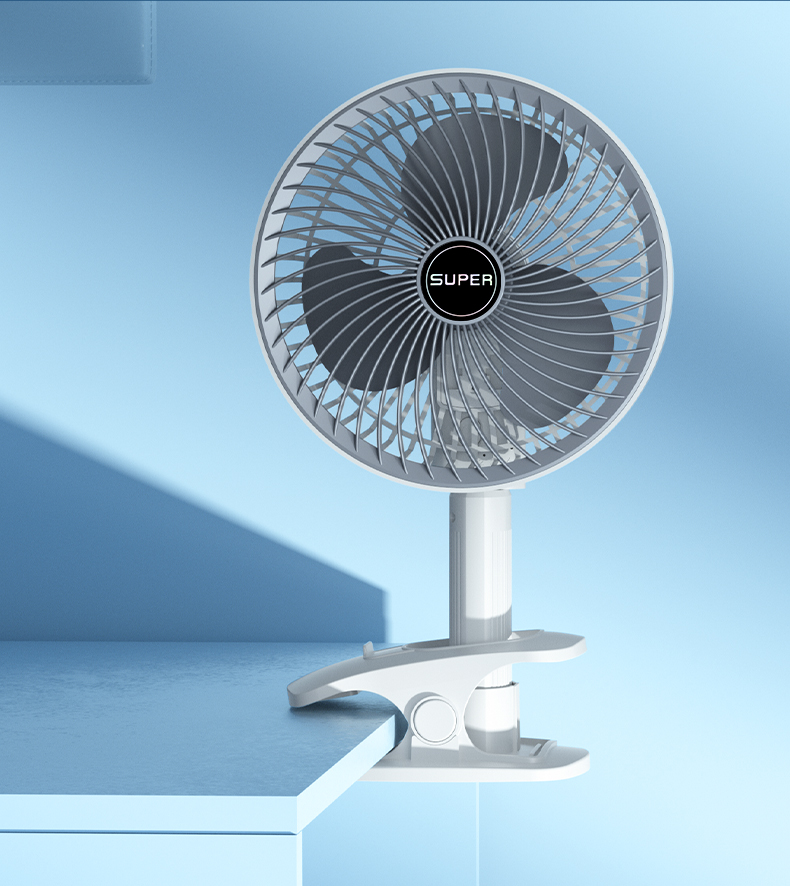 LIVABLE Portable Stand fan 5 Blades Standfan Adjustable Mini Stand Fan Home Electric Fan - Image 2