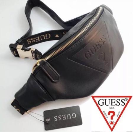 Guess Unisex Pu leather Waist Bag Guess Pouch Bag/Shoulder guess Bag Crossbody Waist Bag