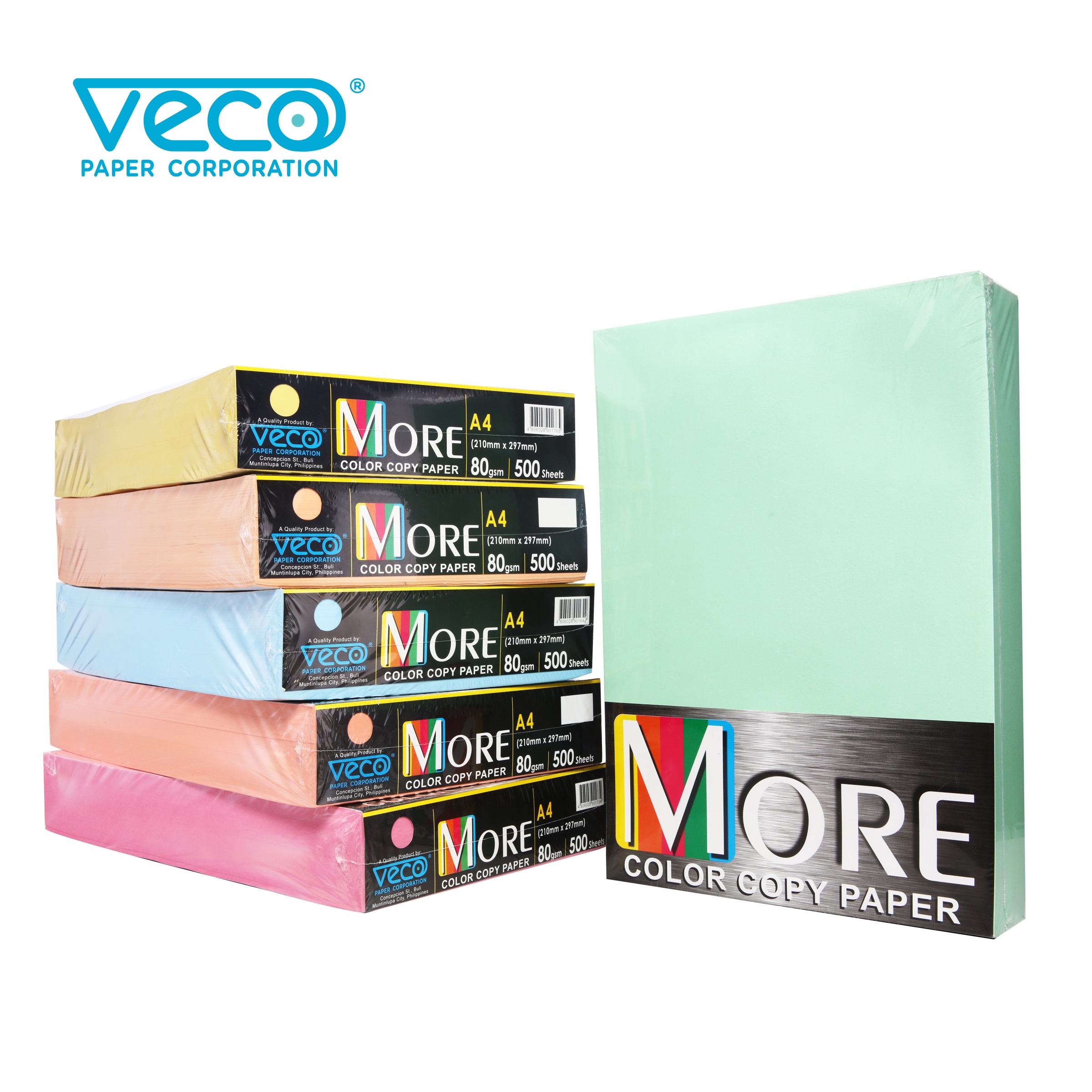 More Color Copy Paper 80gsm 8.5x13in (1 ream)