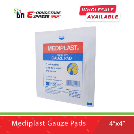 BFI E-Drugstore Mediplast Gauze Pads 4x4