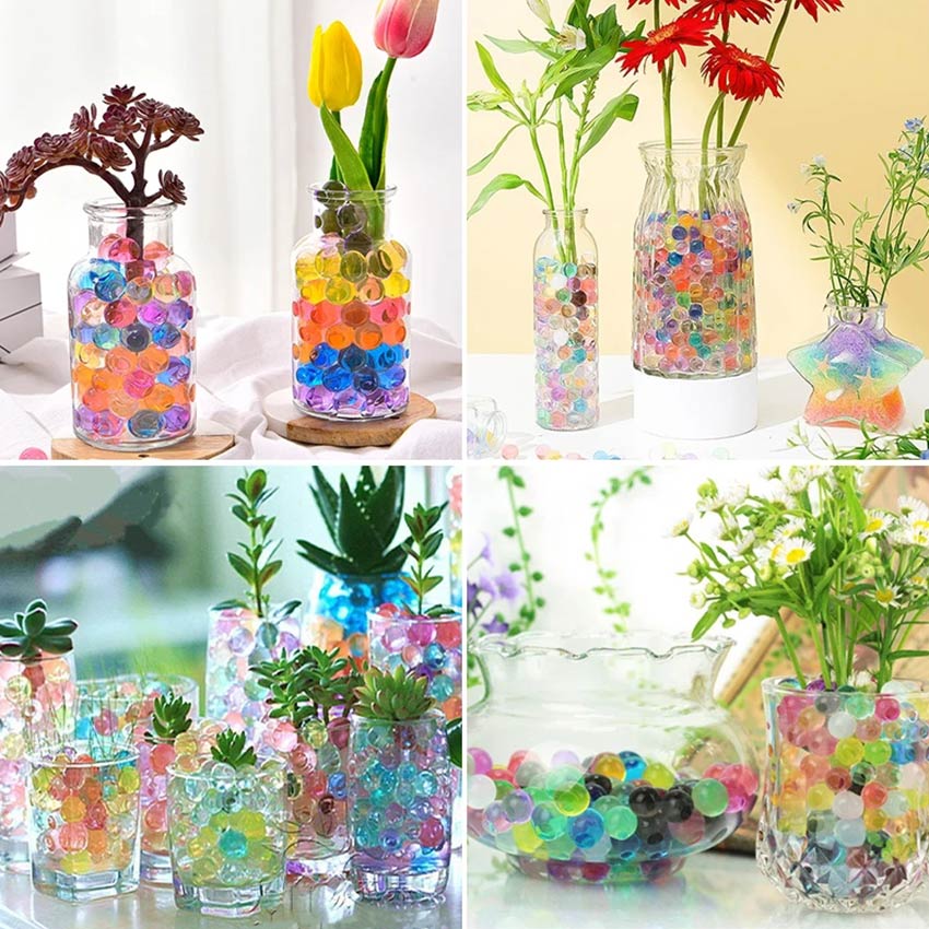 55 000 Pcs Water Beads For Kids None Toxic Sensory Beads Tactile Sensory  Toys For Kids Growing Water Balls Jelly Beads Kids Sensory Toys For Toddlers  Sensory Bin Filler Vase Home Decorations 
