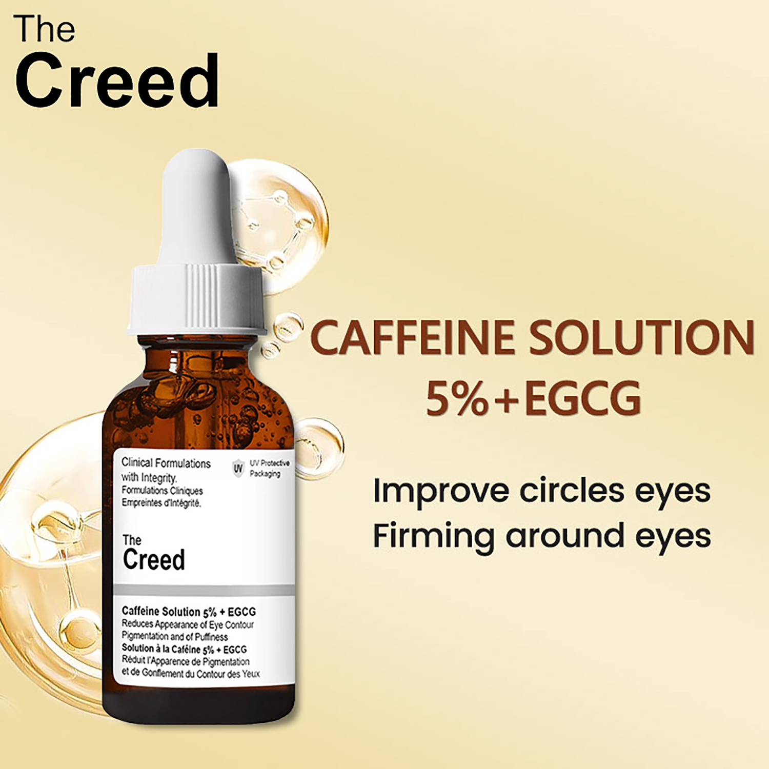 Creed Caffeine Eye Serum for Dark Circles and Wrinkles