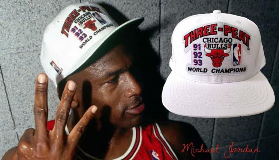 🐂Vintage Chicago Bulls 1998 NBA Champions Starter Cap Hat 3 Peat
