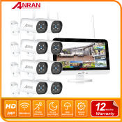 ANRAN 3MP CCTV Security Camera Set with 8 Wireless Cameras