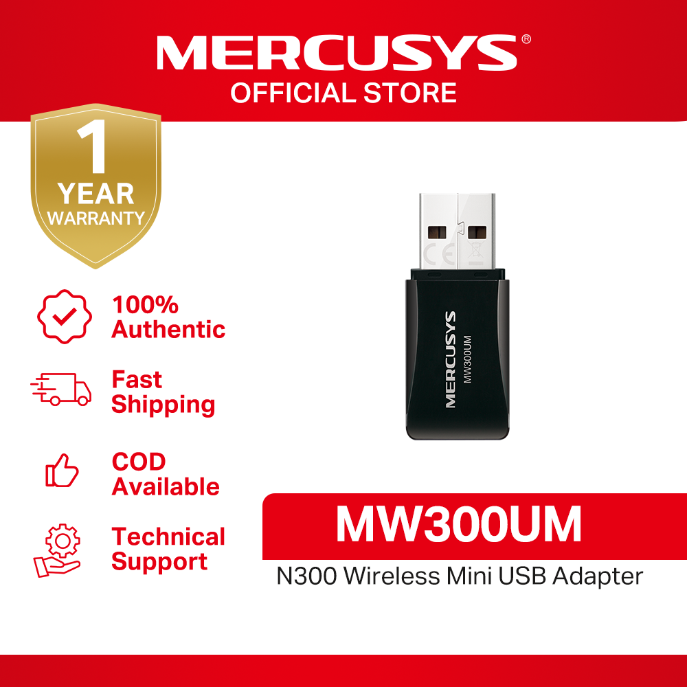 MERCUSYS Adaptateur USB sans fil N300 (MW300UM)