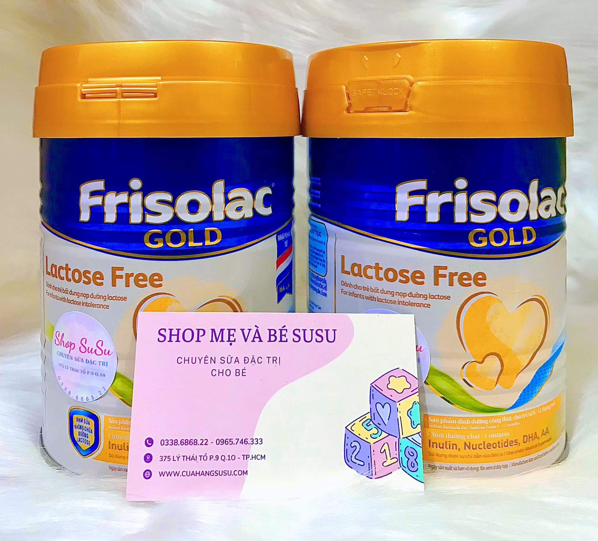 Sữa bột Frisolac Gold Lactose Free 400g