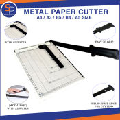 Officom Metal Paper Cutter with Adjustable Base