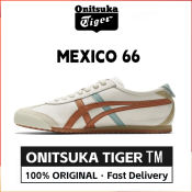 ONITSUKA TIGER MEXICO 66 Cream Piquant-Orange Sneakers