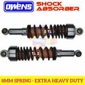 Owens Universal Double Spring Motorcycle Shock Absorber for Heavy Loads