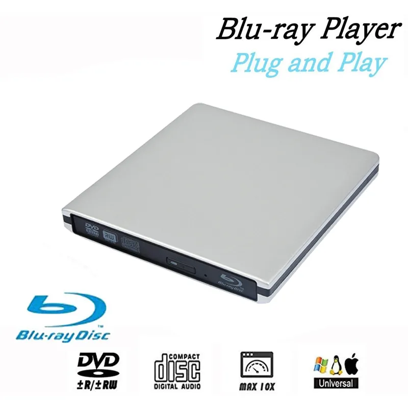 External Blu Ray Dvd Drive 3d Usb 3 0 Portable Bluray Dvd Cd Burner Rw Cd Row For Macbook Os Windows 7 8 10 Linxus Pc Lazada Singapore