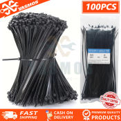 100PCS UV Resistant Heavy Duty Nylon Cable Ties