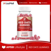 Red Date Gummies: Iron, Calcium, Vitamin C, B Complex Supplement