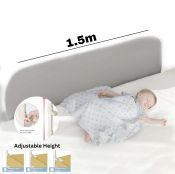 Foldable Baby Safety Bed Rail - Adjustable Height - Brand X