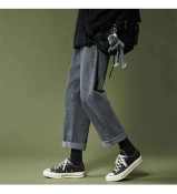 MPJ Men's Trendy Wide-Leg Light Blue Jeans