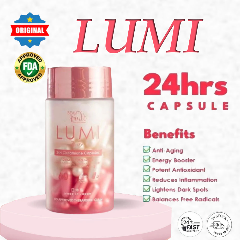 Shop Lumi Glutathione Capsule Pink Online with Best Discounts and Low  Prices | Lazada Philippines