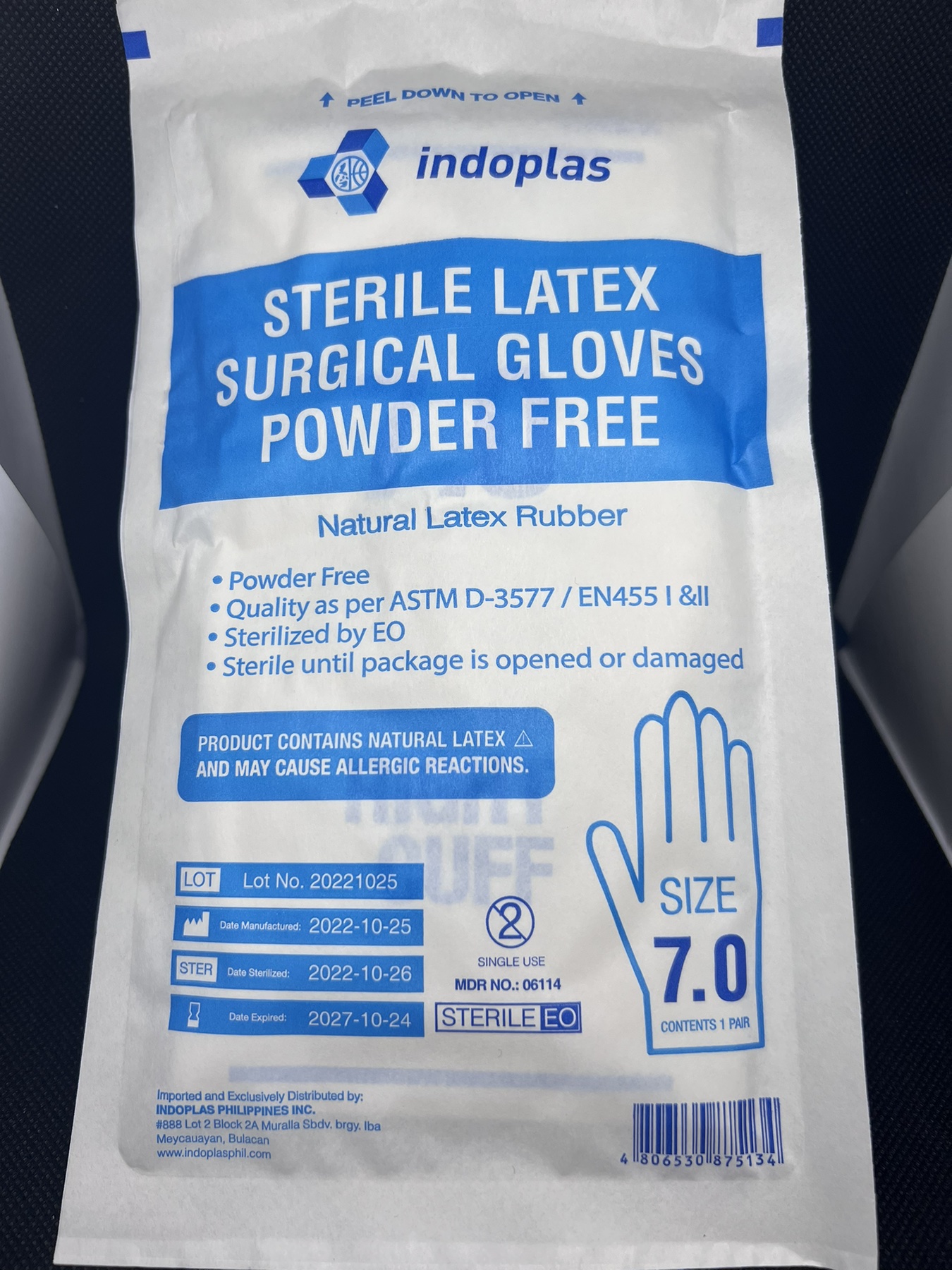Indoplas Sterile Latex Surgical Gloves Indoplas Disposable Medical