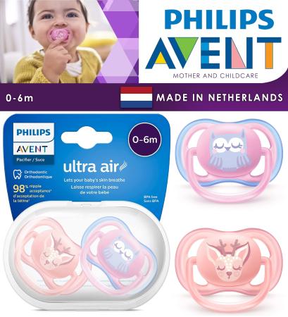 Philips Avent Soft Pacifier for Newborns, Dreams Swan Soother