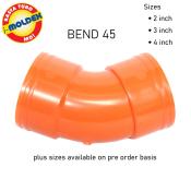 MOLDEX Orange PVC Pipes and Fittings -Bend 45 degrees