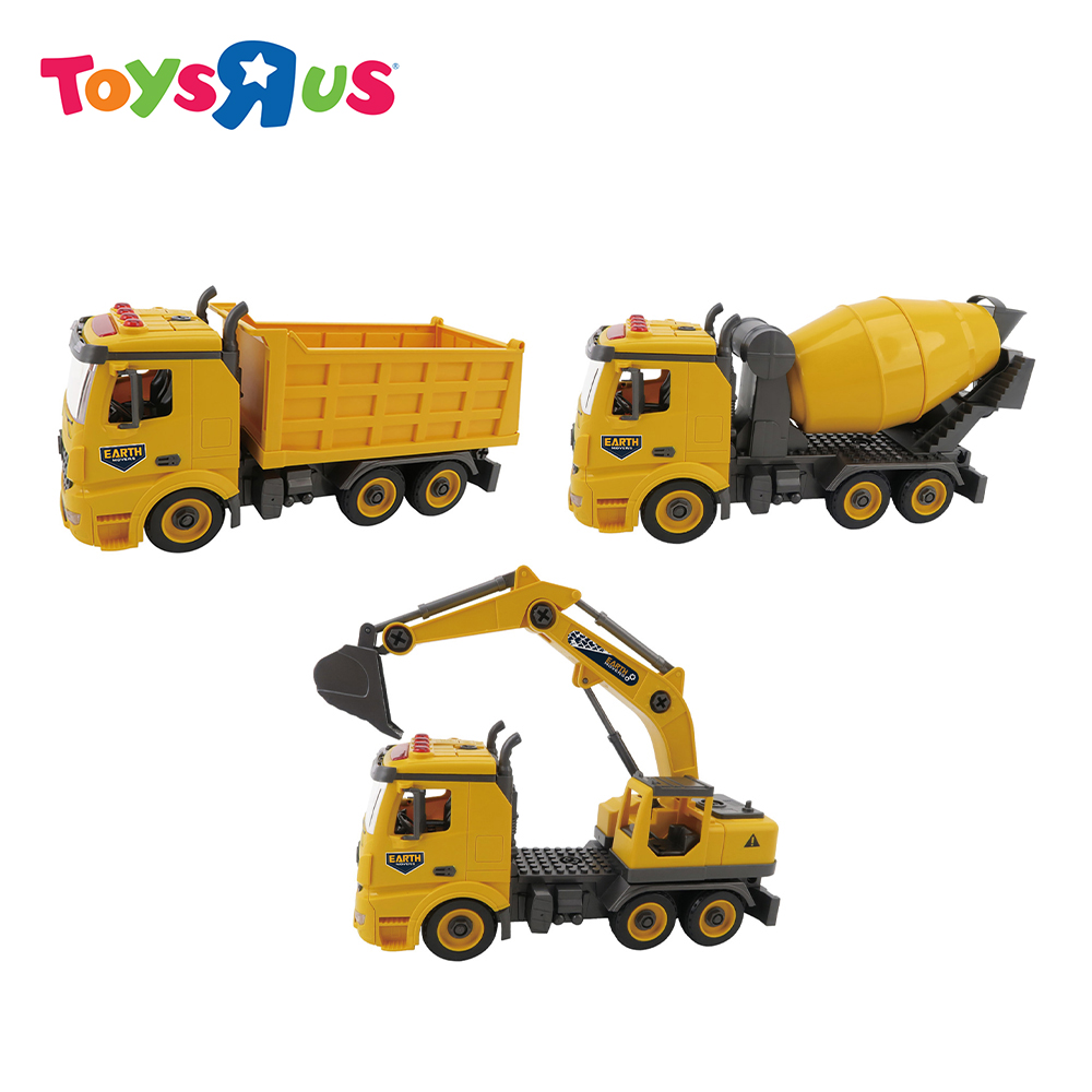 Earth Movers Construction Vehicles 1:12 Earth Movers Front