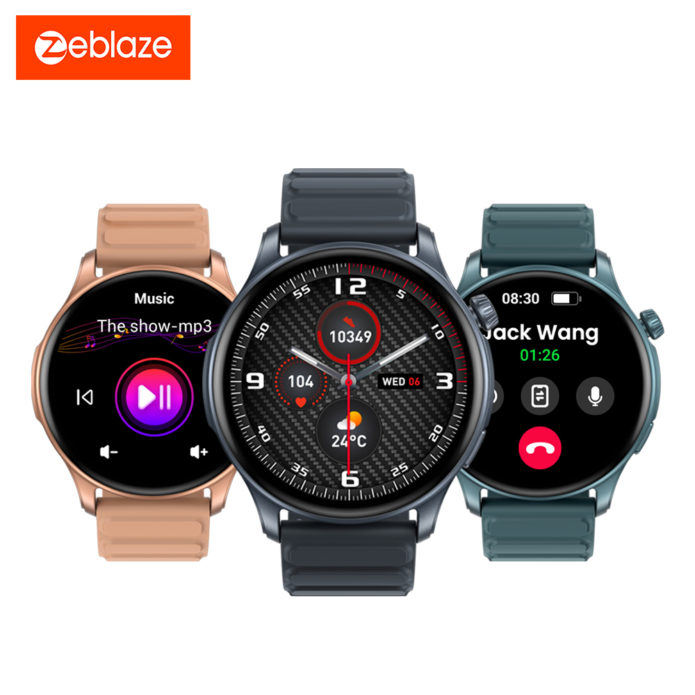 [The New 2024] Zeblaze Btalk 3 Pro Smart Watch AMOLED Display Hi-Fi Bluetooth Phone Calls Health and Fitness Tracking ราคา 649 บาท*ส่งฟรี