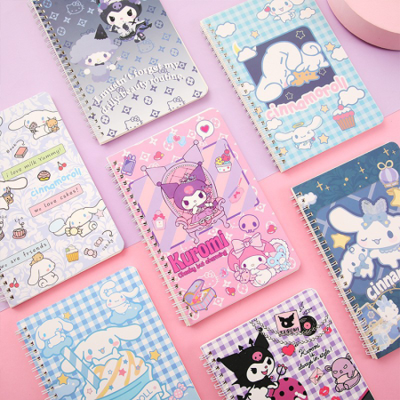 Sanrio Cinnamon A5 Coil Notebook with 120 Pages