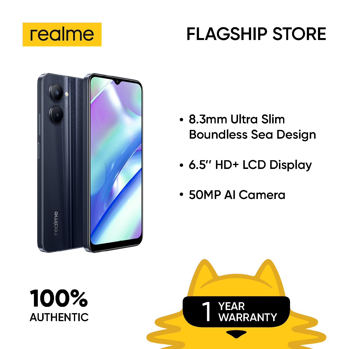 Realme C33 Android Smartphone - Cheap, Unlocked, Free Shipping