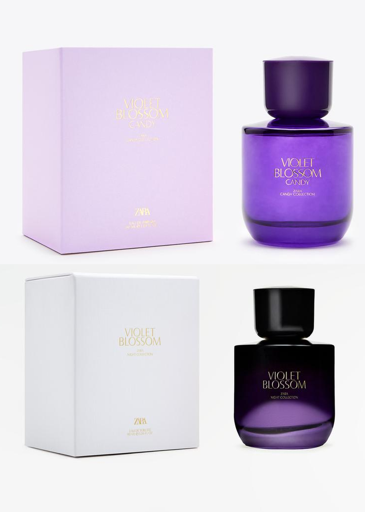 Zara Perfume Violet Blossom Edp 30/90 Ml Elegant Floral Scent