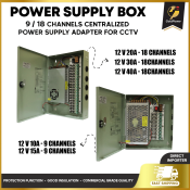 Gold Power 12V Centralized PSU Adapter for CCTV Cameras