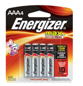 Energizer Max Size AAA Alkaline Battery