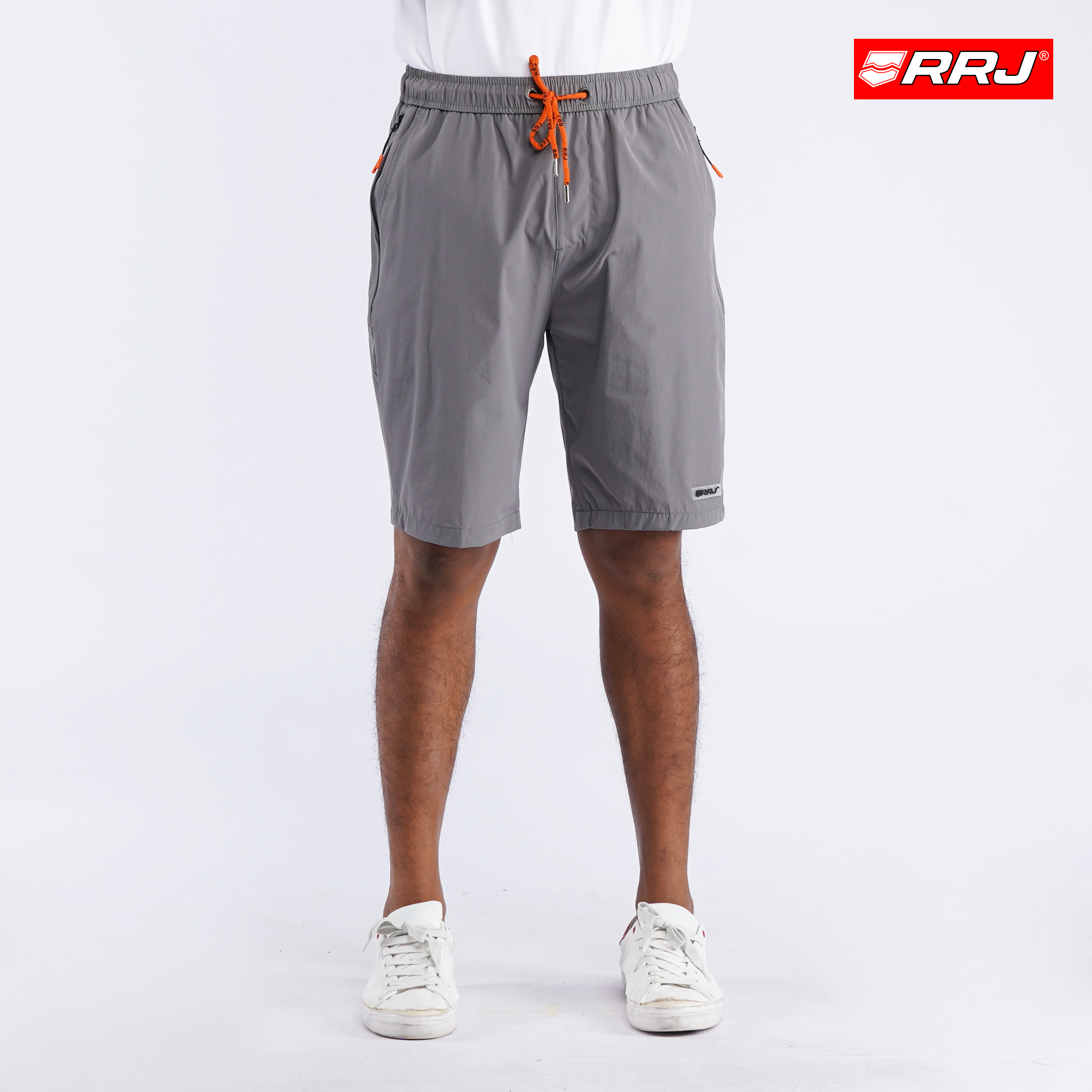 RRJ Basic Non-Denim Jogger Shorts for Men Regular Fitting Rinse