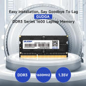 GUDGA DDR3 Laptop RAM - 2GB/4GB/8GB, 204 Pin SODIMM