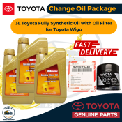 Toyota Fully Synthetic Engine Oil 5W-40  Oil Change for Wigo