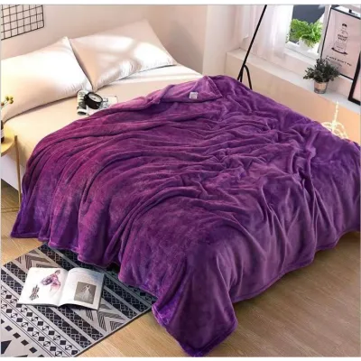 COSEE Blanket Plain 150*200cm Super Soft Warm Solid Micro Plush Fleece Blanket (6)