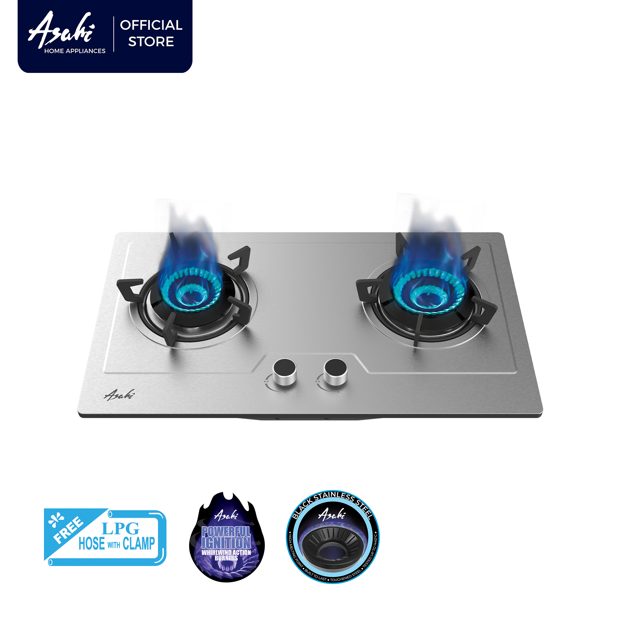 Asahi Two Ring Stove Asahi C 30 Cast Iron Gas Stove Hob Gas Stove