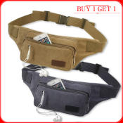 Waterproof Multi-layer Men's Waist Bag by 