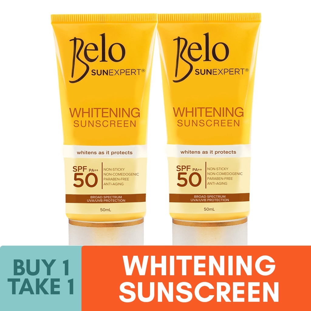 belo sunexpert whitening sunscreen spf50 review