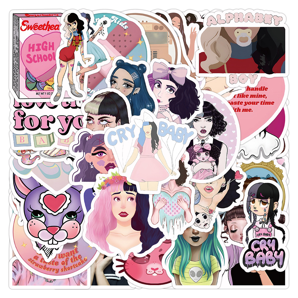 Melanie Martinez Stickers for Sale  Melanie martinez, Melanie martinez  anime, Cute canvas paintings