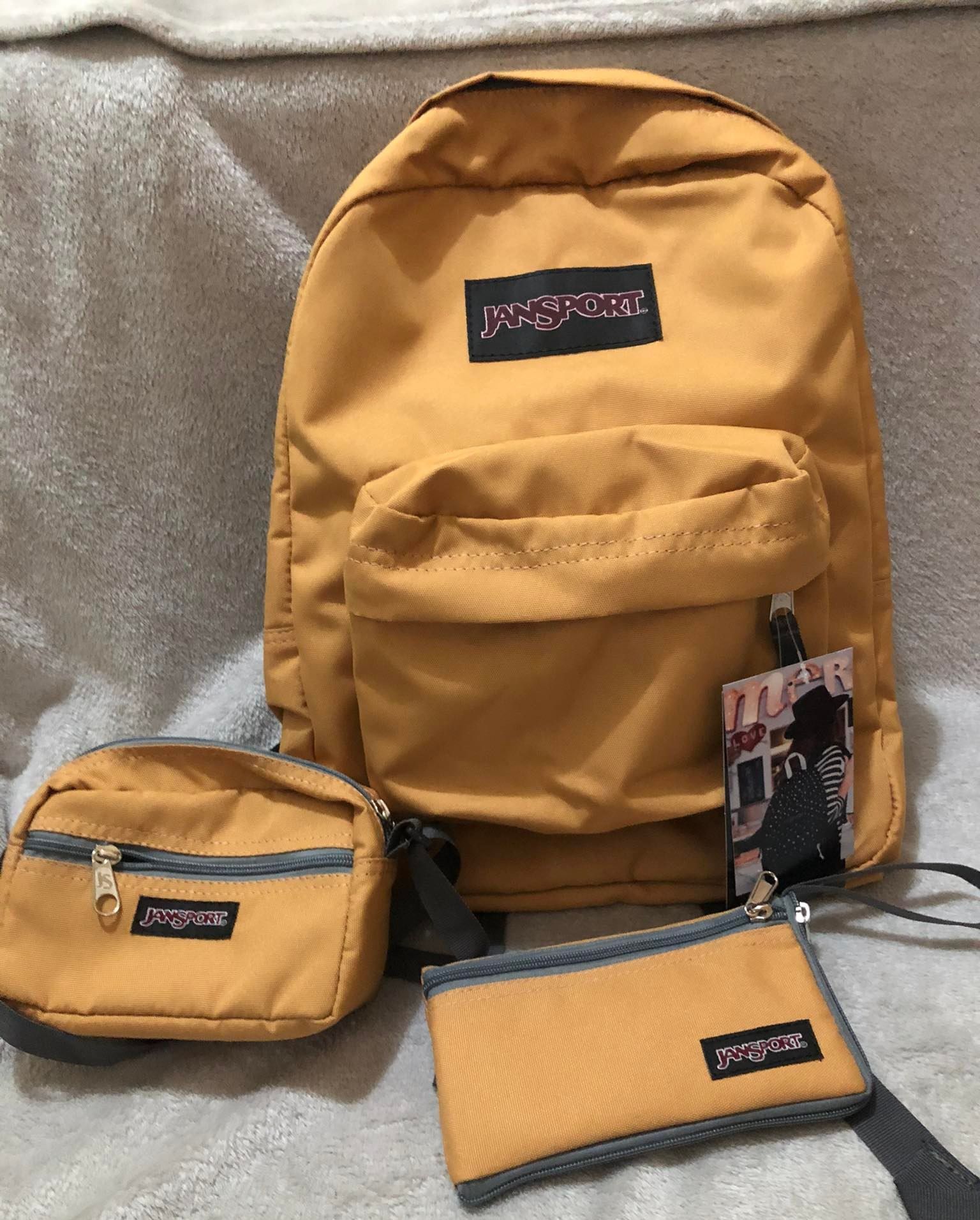 Jansport backpack hotsell mustard yellow