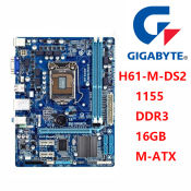 Gigabyte GA-H61M-DS2 LGA 1155 DDR3 Desktop Motherboard