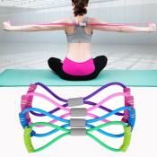 8-Type Elastic Resistance Bands for Yoga and Pilates Fitness