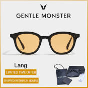 Gentle Monster Lang Oval Polarized Sunglasses with Case