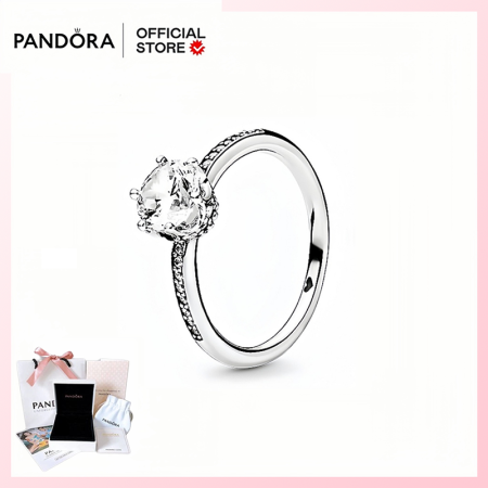 Pandora Clear Sparkling Crown Ring JZ1007