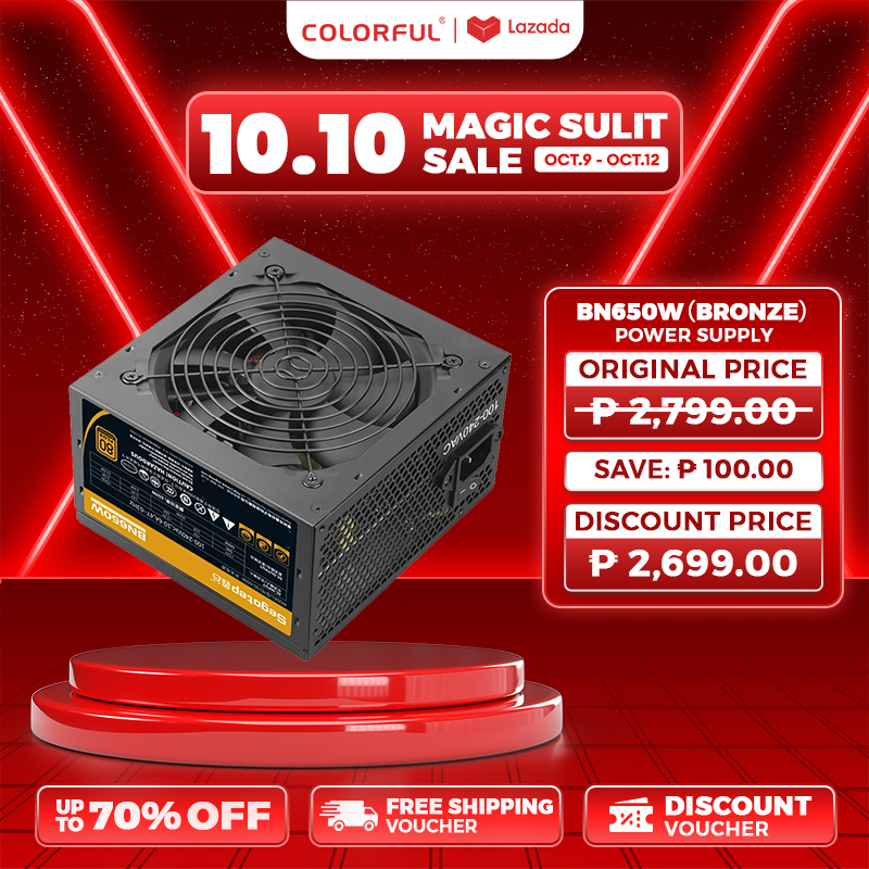 Segotep BN750W Non-Modular 80 Plus Bronze Power Supply (ATX