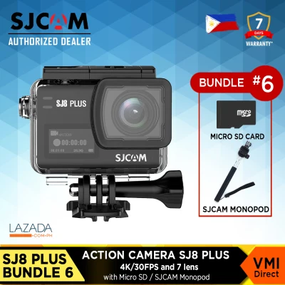 SJCAM SJ8 Plus 4k 30fps Dual Screen Wifi Action Camera with Optional Bundle Accessories / VMI DIRECT (9)