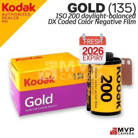 Kodak Gold 200 35mm Color Film with MVP Camera