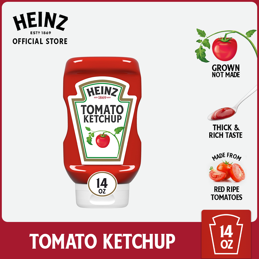 Heinz 57 Varieties Estd 1869 Tomato Ketchup Grown Not Made 14 Oz