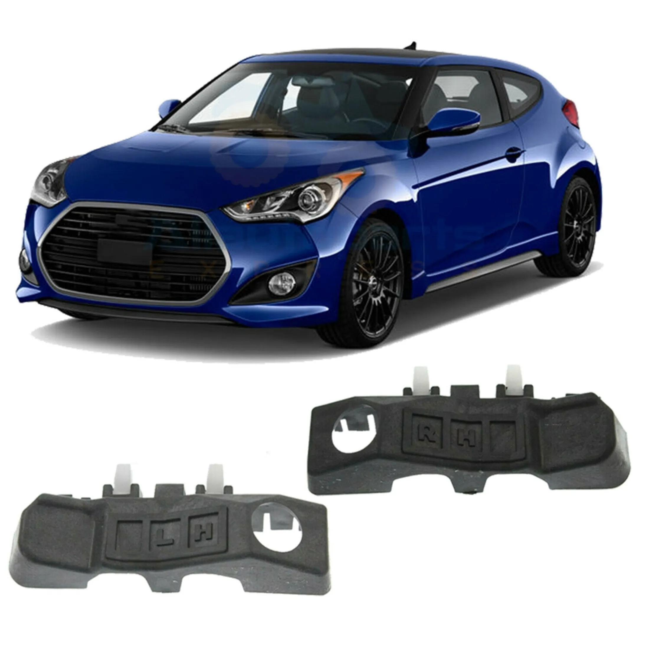 hyundai veloster bumper clips