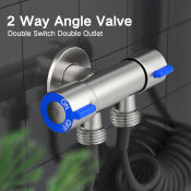 Stainless 304 Double Angle Valve - Multi-Function Faucet Switch