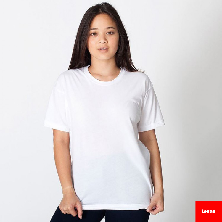 Unisex Plain White Cotton T-shirt【GOOD QUALITY】Round Neck T