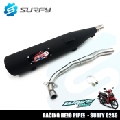 Racing Hero V4 Muffler Set - Wave 110 Surfy (Thailand)